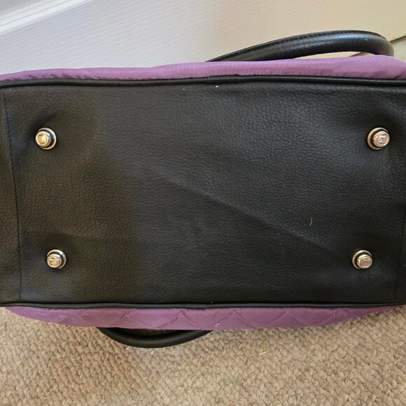 NEW Purple Suitcase bag small luggage carry on travel bag duffel bag briefcase - Picture 15 of 15